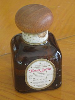 Don Julio reposado tequila bottle